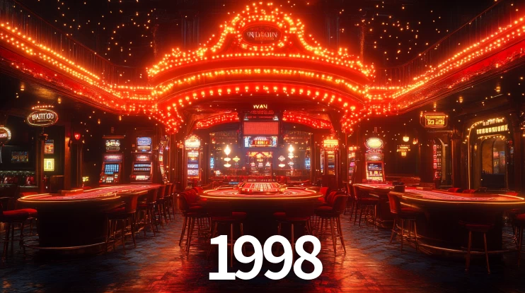 Sinta a adrenalina dos jogos de cassino com 1998